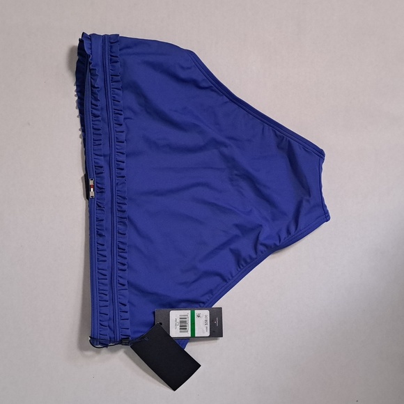 Tommy Hilfiger Ruffle High Waisted Bikini Bottom - Picture 8 of 11
